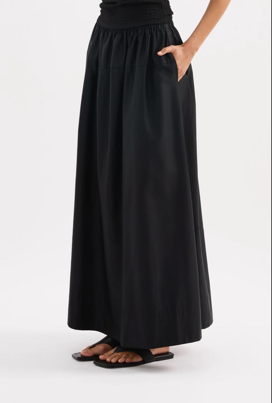 Briony Maxi Skirt- Black