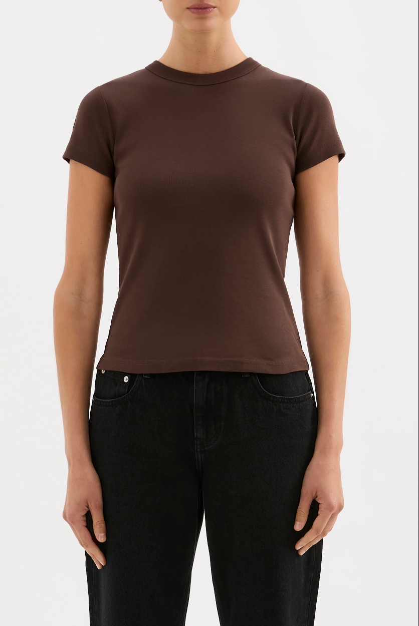 Organic Baby Tee- Chocolate