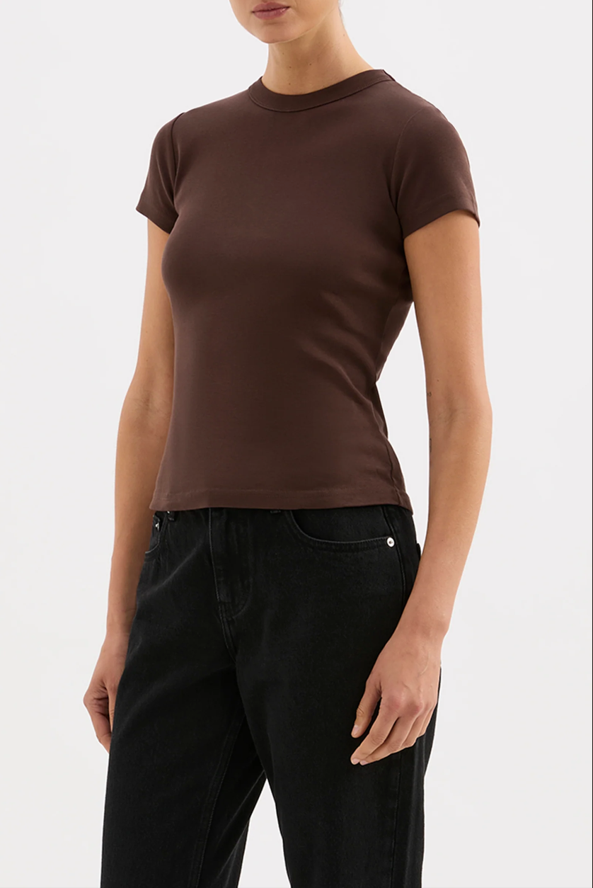 Organic Baby Tee- Chocolate