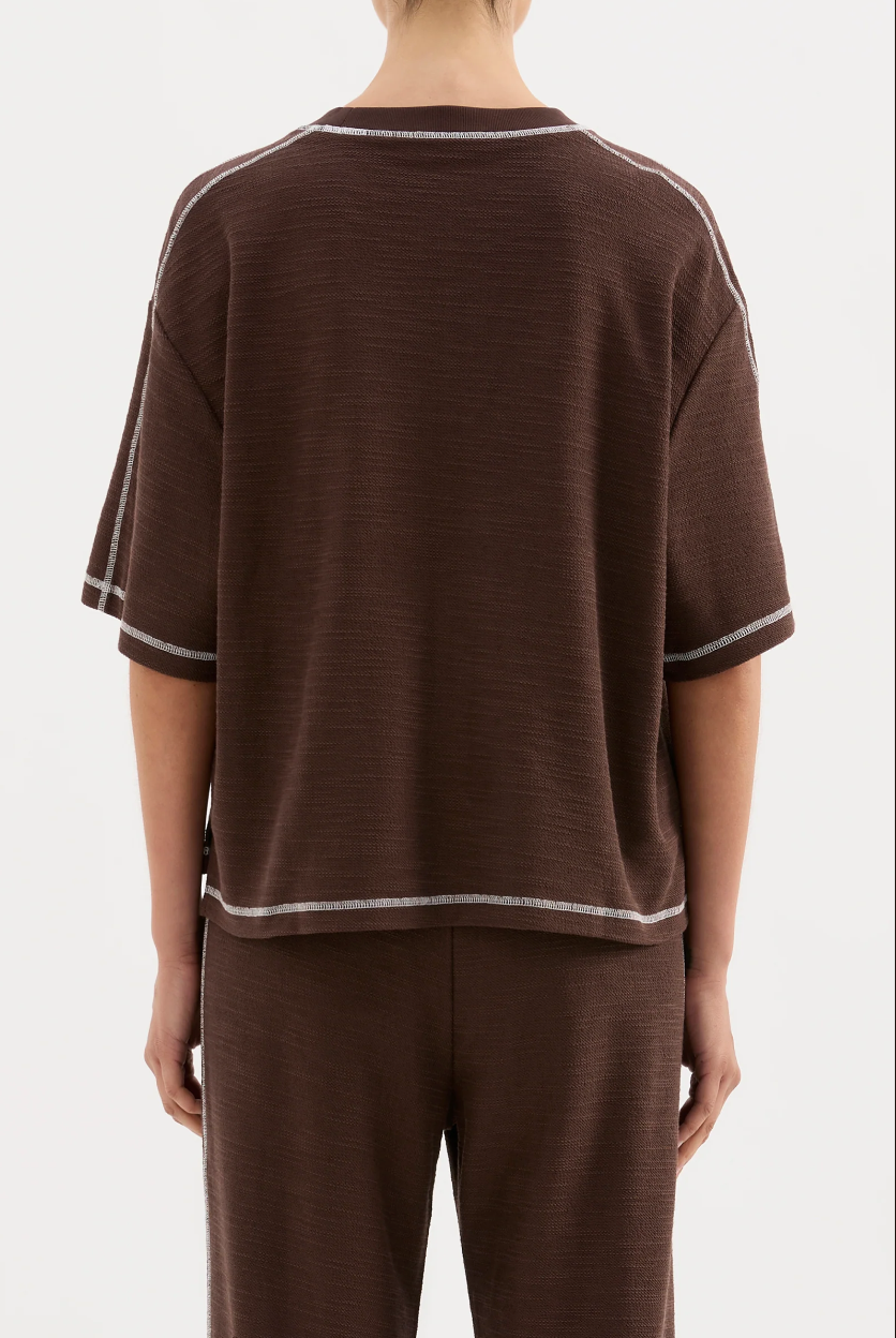 Sutton Tee- Chocolate