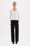 Gigi Mesh Top- Salt