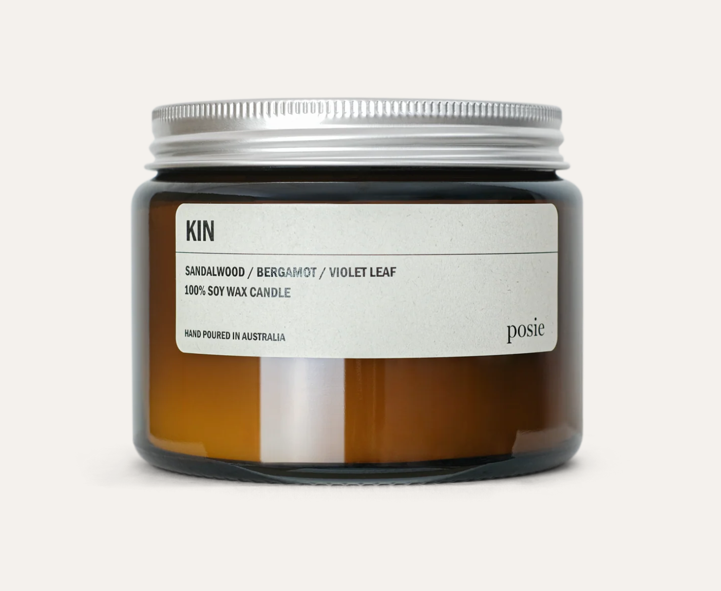 KIN: Large Amber Candle 500g