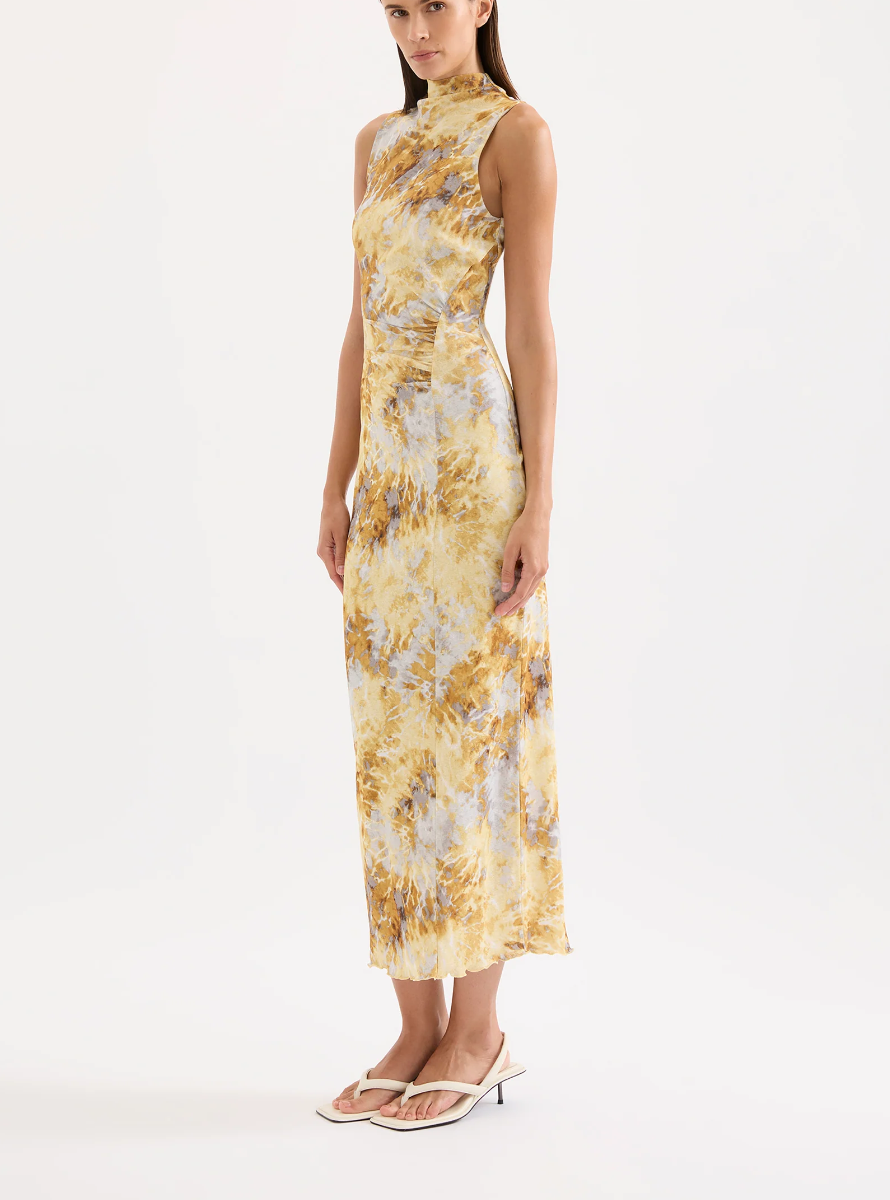 Lumine Mesh Maxi Dress