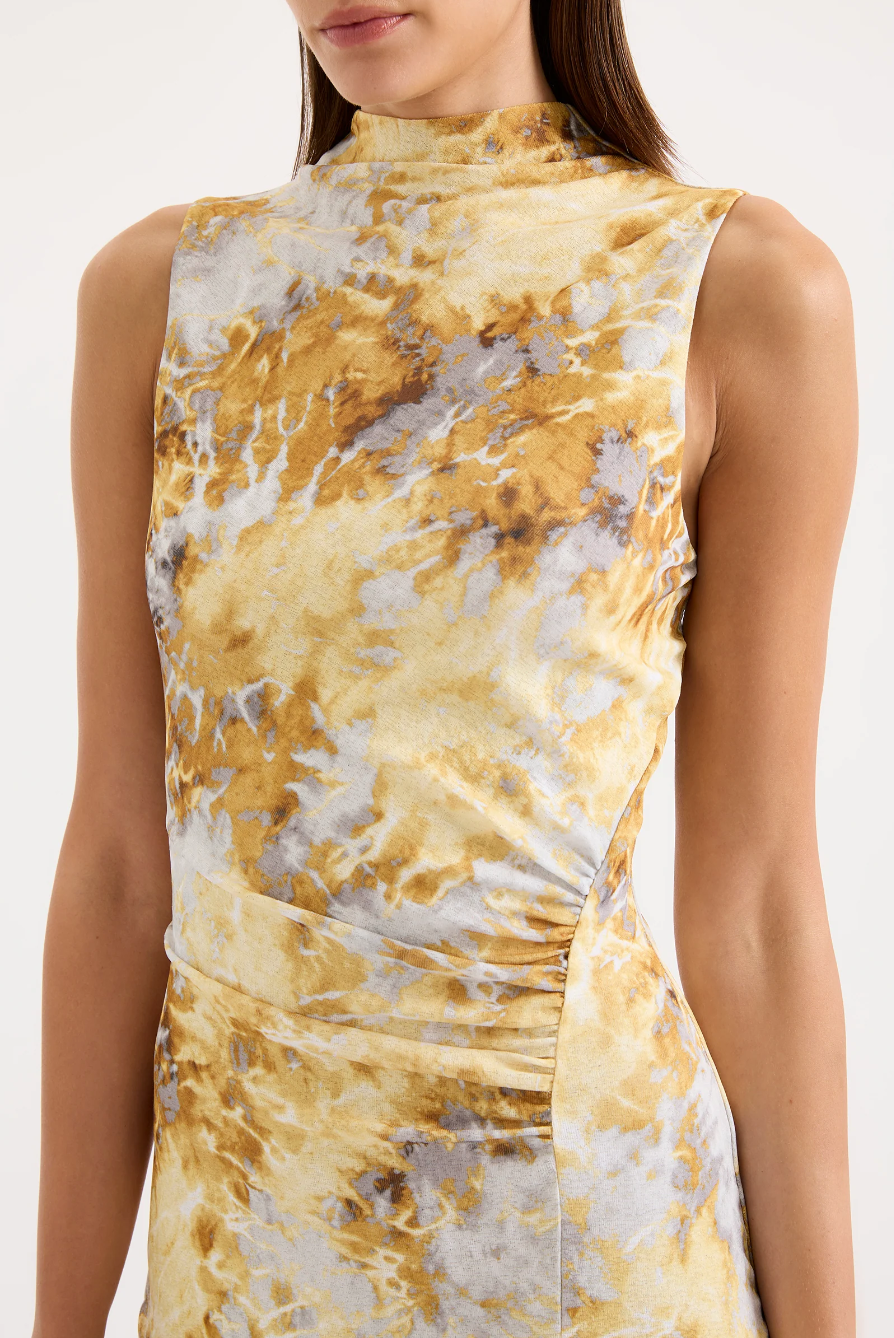 Lumine Mesh Maxi Dress