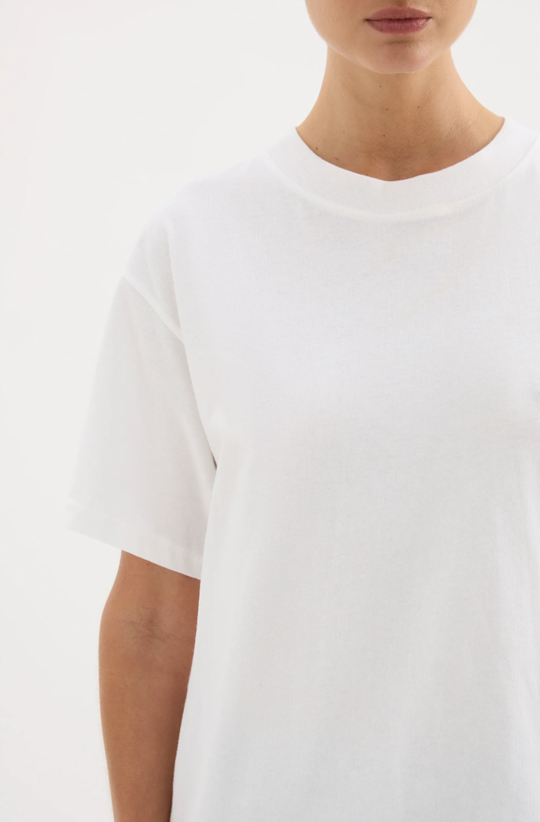 Organic Boyfriend Tee- Vintage White