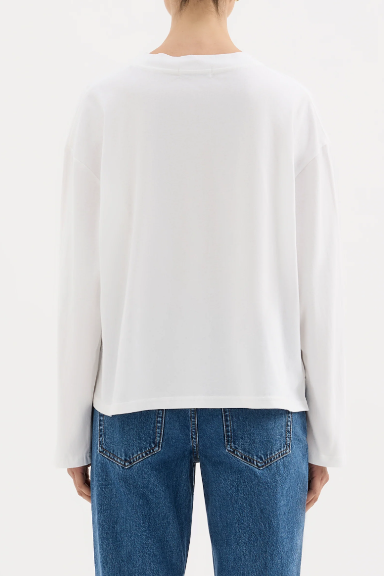 Organic LS Tee- Vintage White