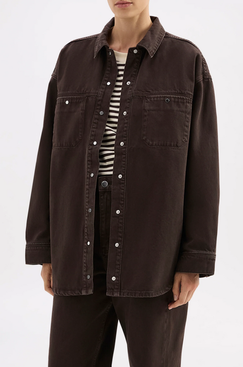 Brax Denim Jacket - Espresso