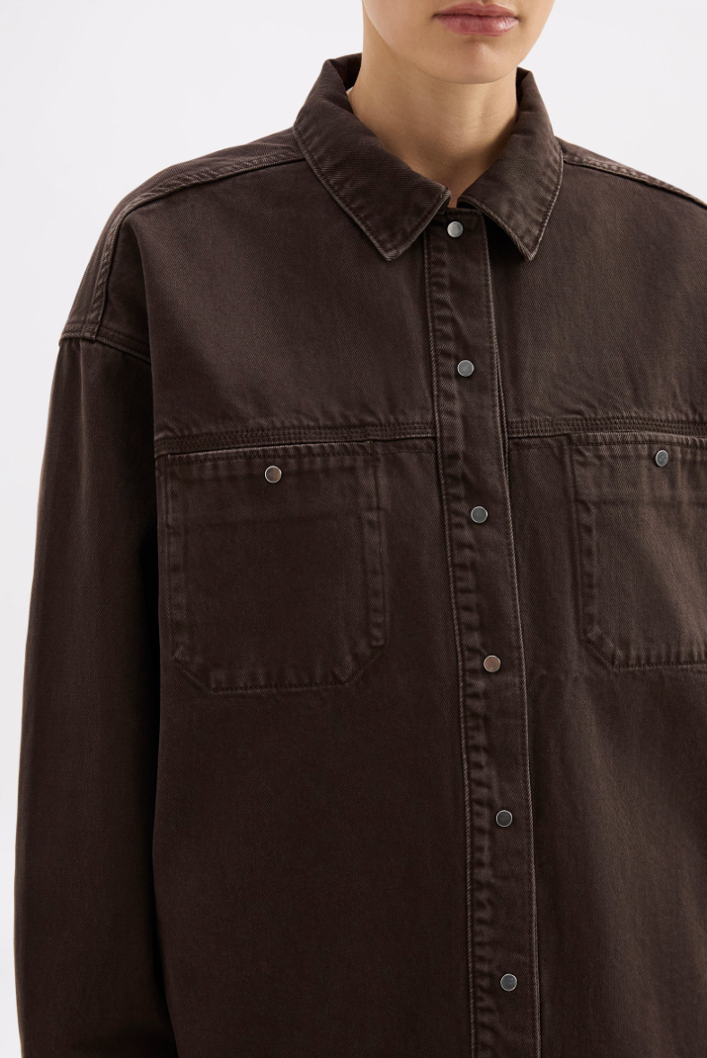 Brax Denim Jacket - Espresso
