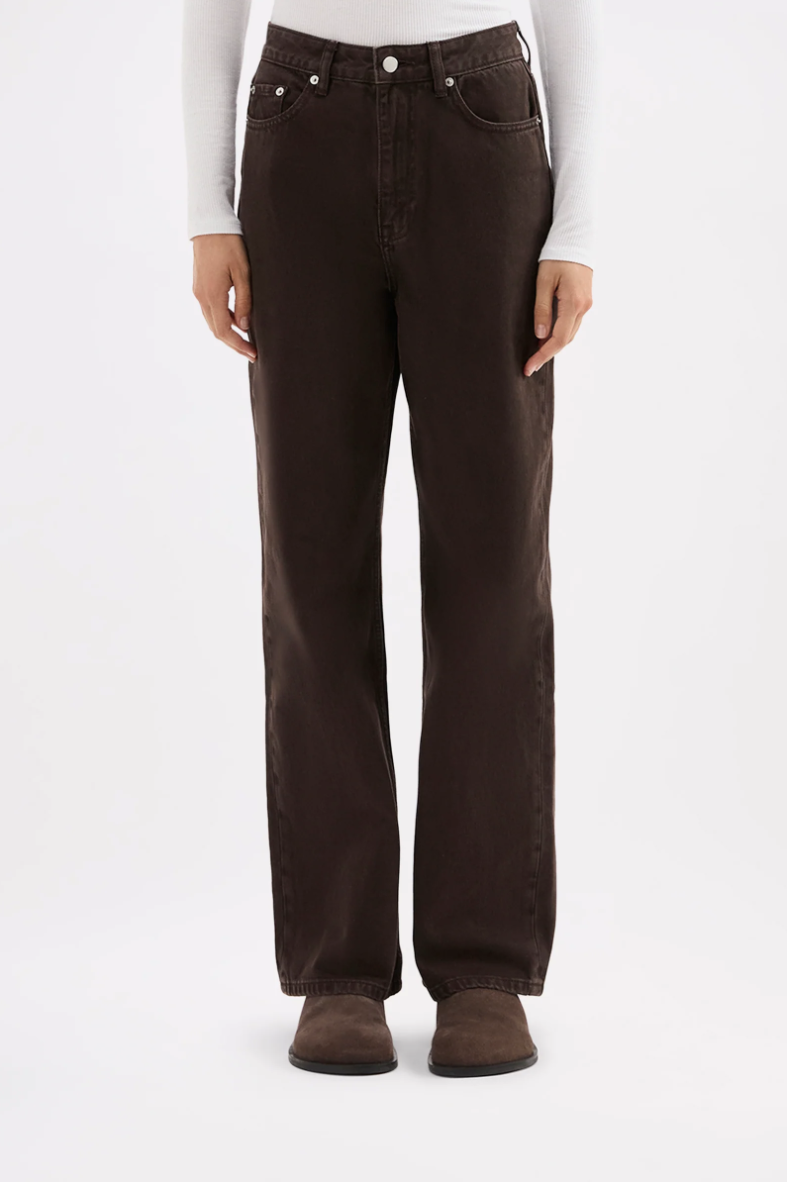 Organic Relaxed Leg - Espresso