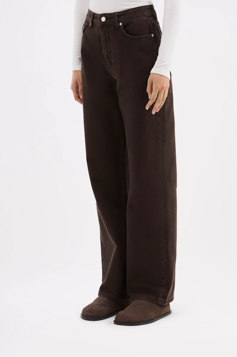 Organic Relaxed Leg - Espresso