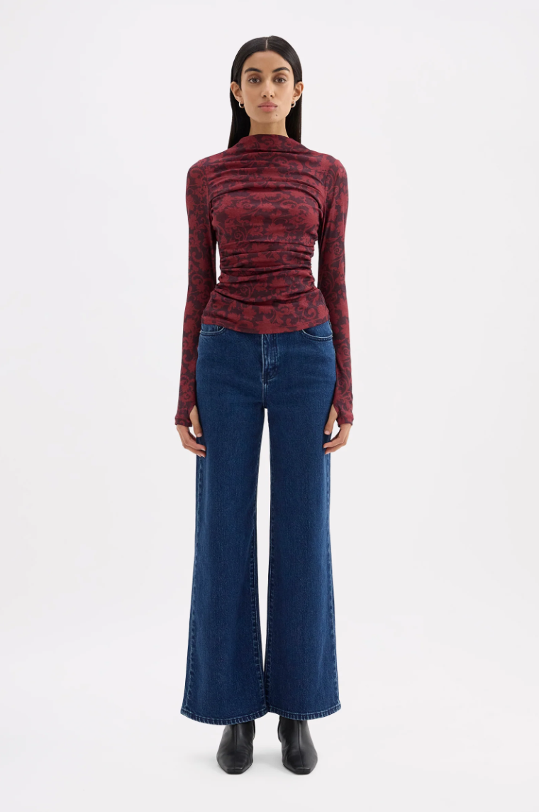 Clementine Mesh Top