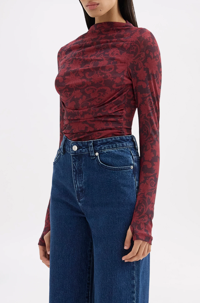 Clementine Mesh Top