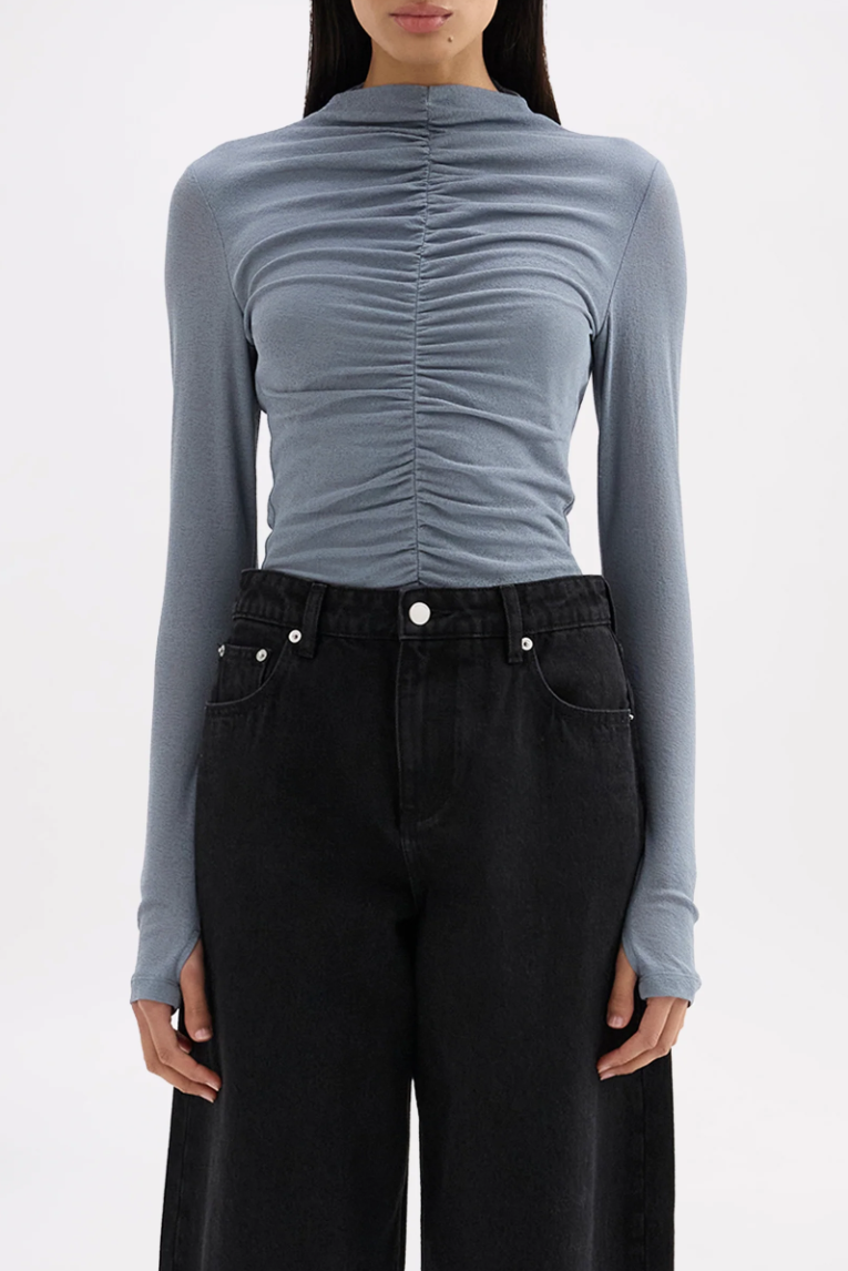 Marti Mesh Top - Nickel
