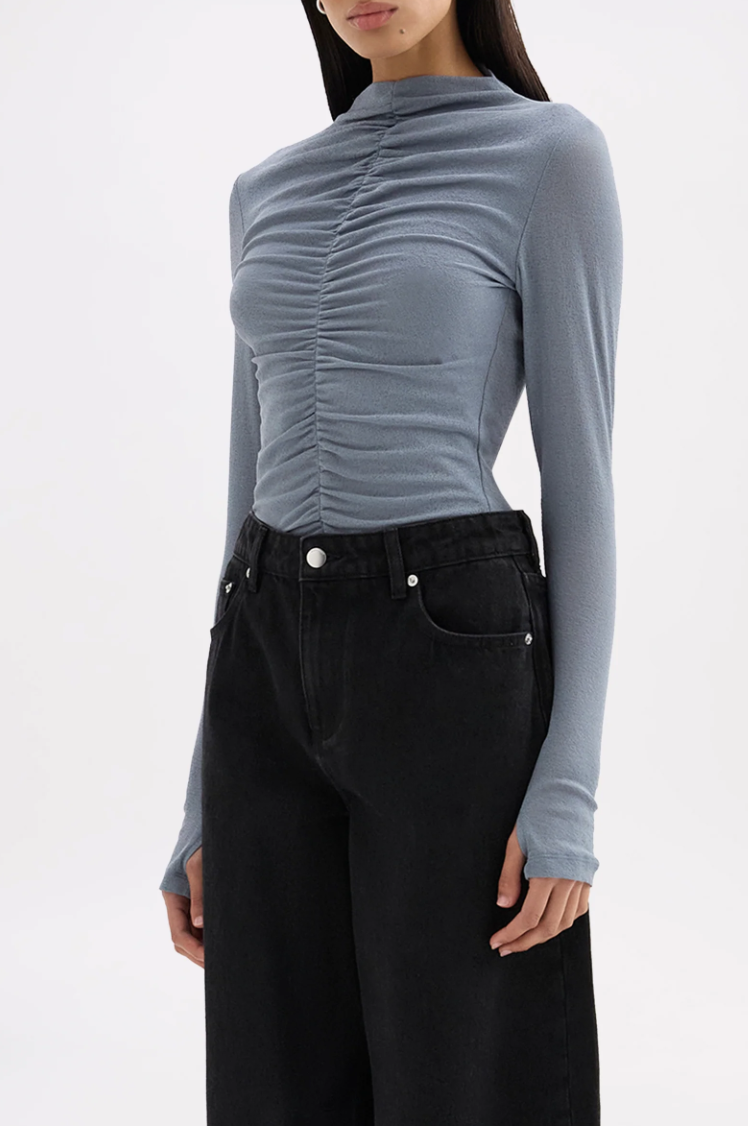 Marti Mesh Top - Nickel