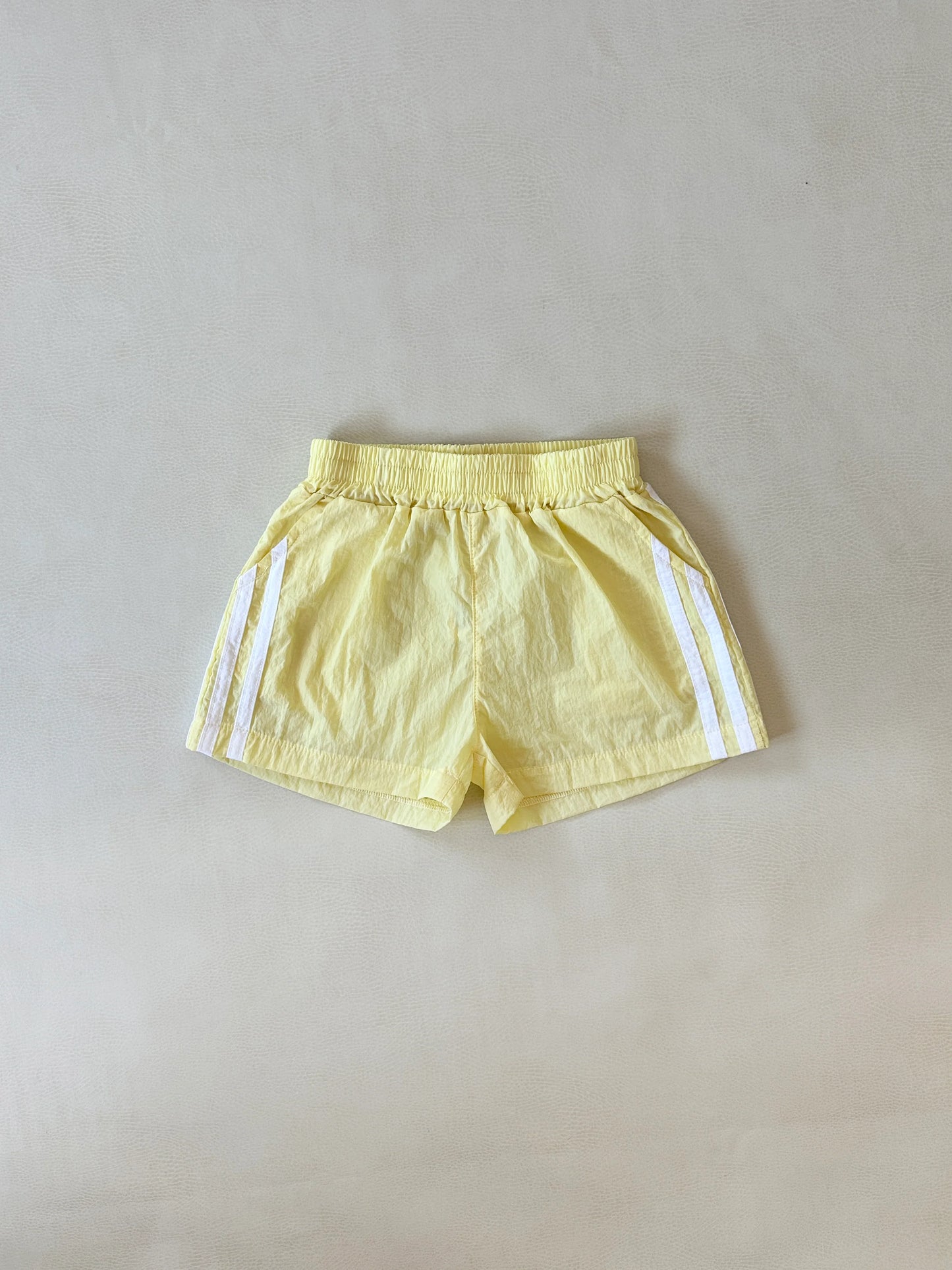 Sicily Waterproof Shorts - Butter Yellow/White