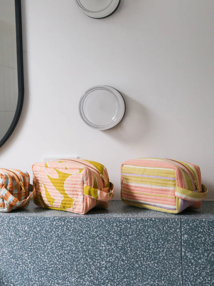 Miami Stripe Dopp Kit