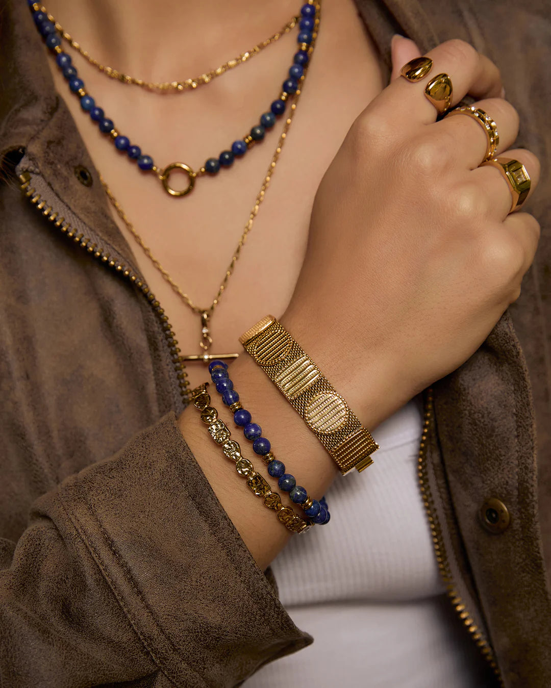Tallulah Bracelet - Lapis Lazuli