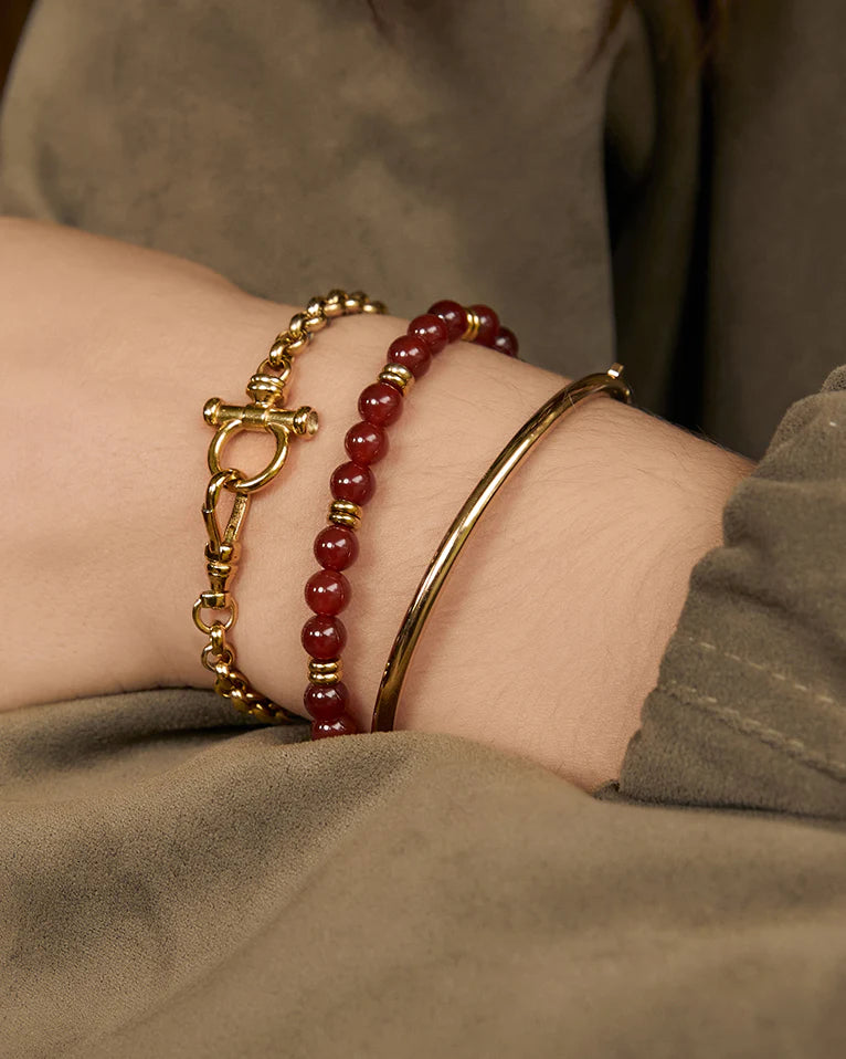 Tallulah Bracelet - Red Agate