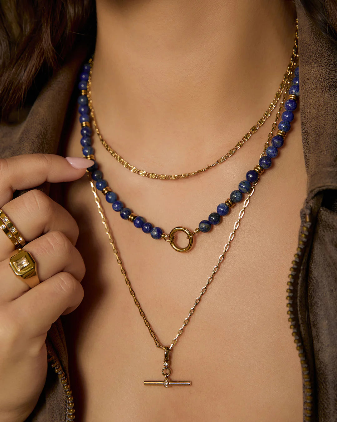 Tallulah Necklace - Lapis Lazuli