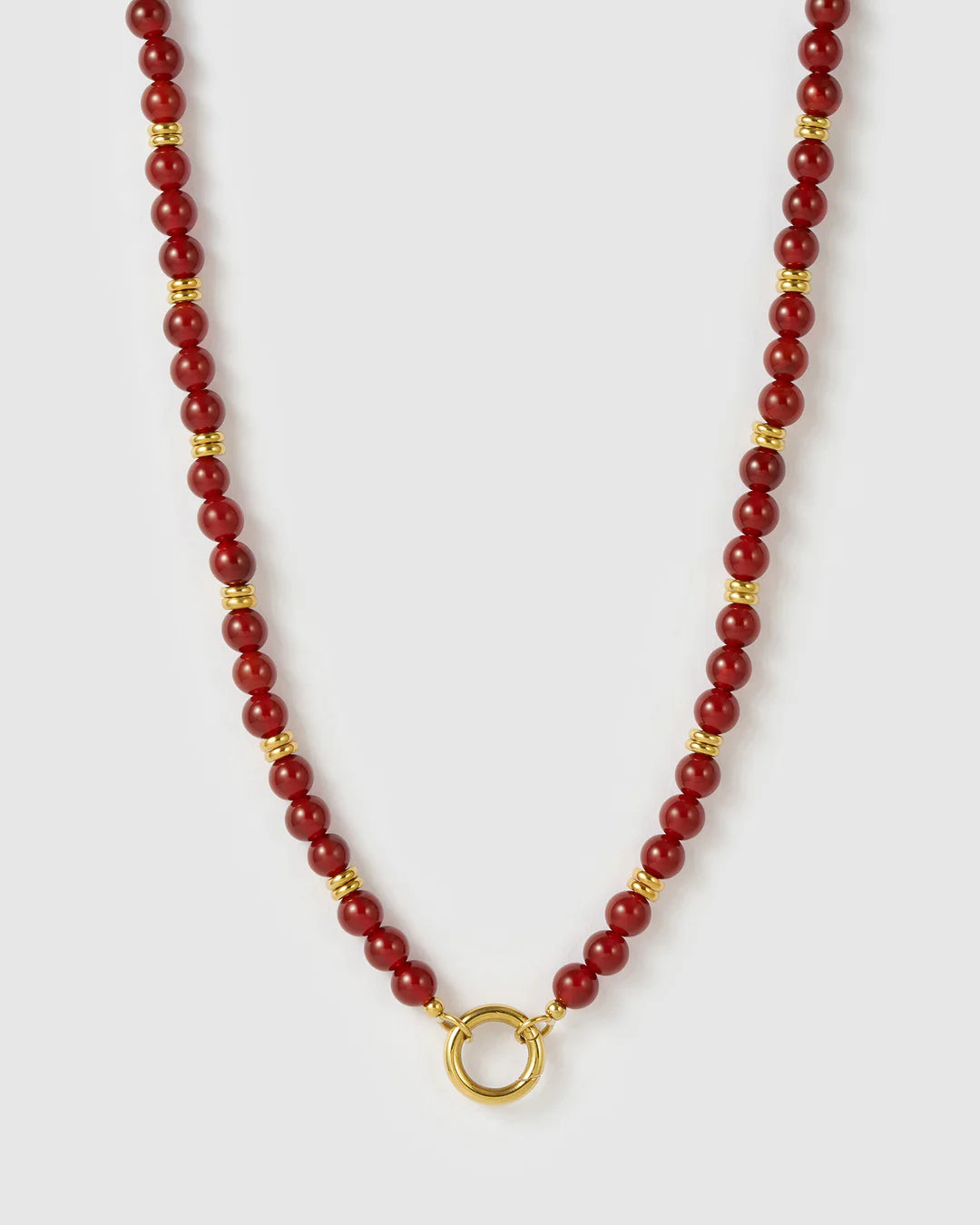 Tallulah Necklace - Red Agate