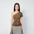Asymmetric Tee - Muddy Scribbles