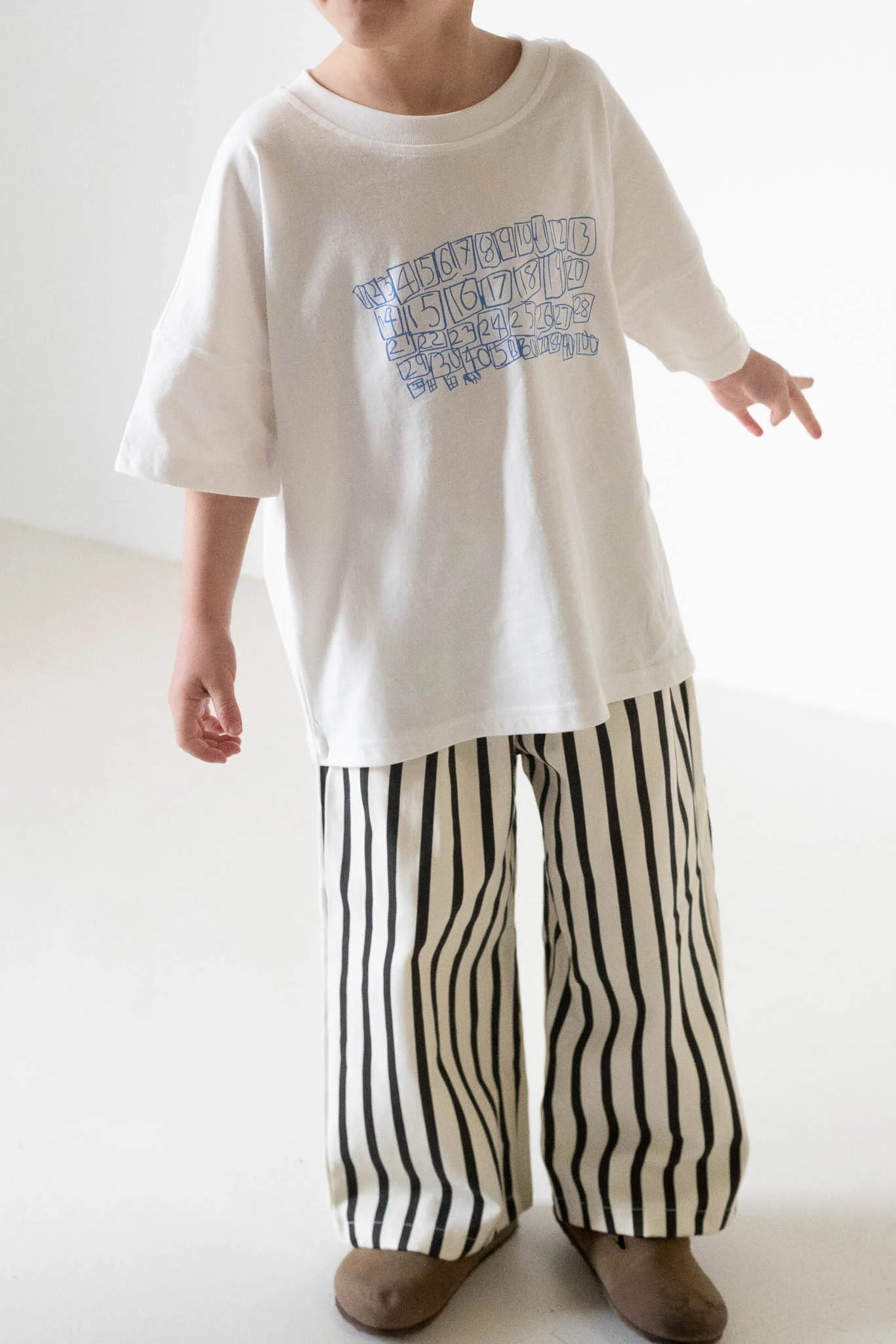 Billie Pants- Cocoa Stripe