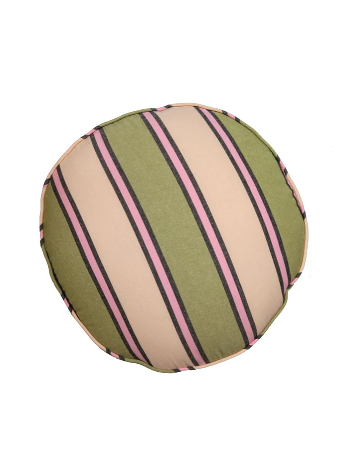 Carnaval Stripe Round Cushion