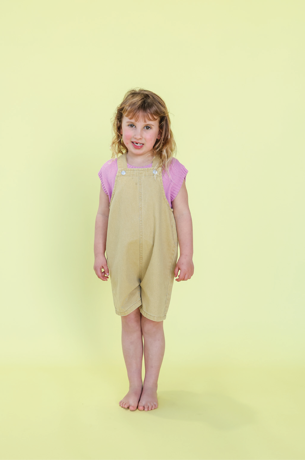 Organic Everyday Twill Short Overalls