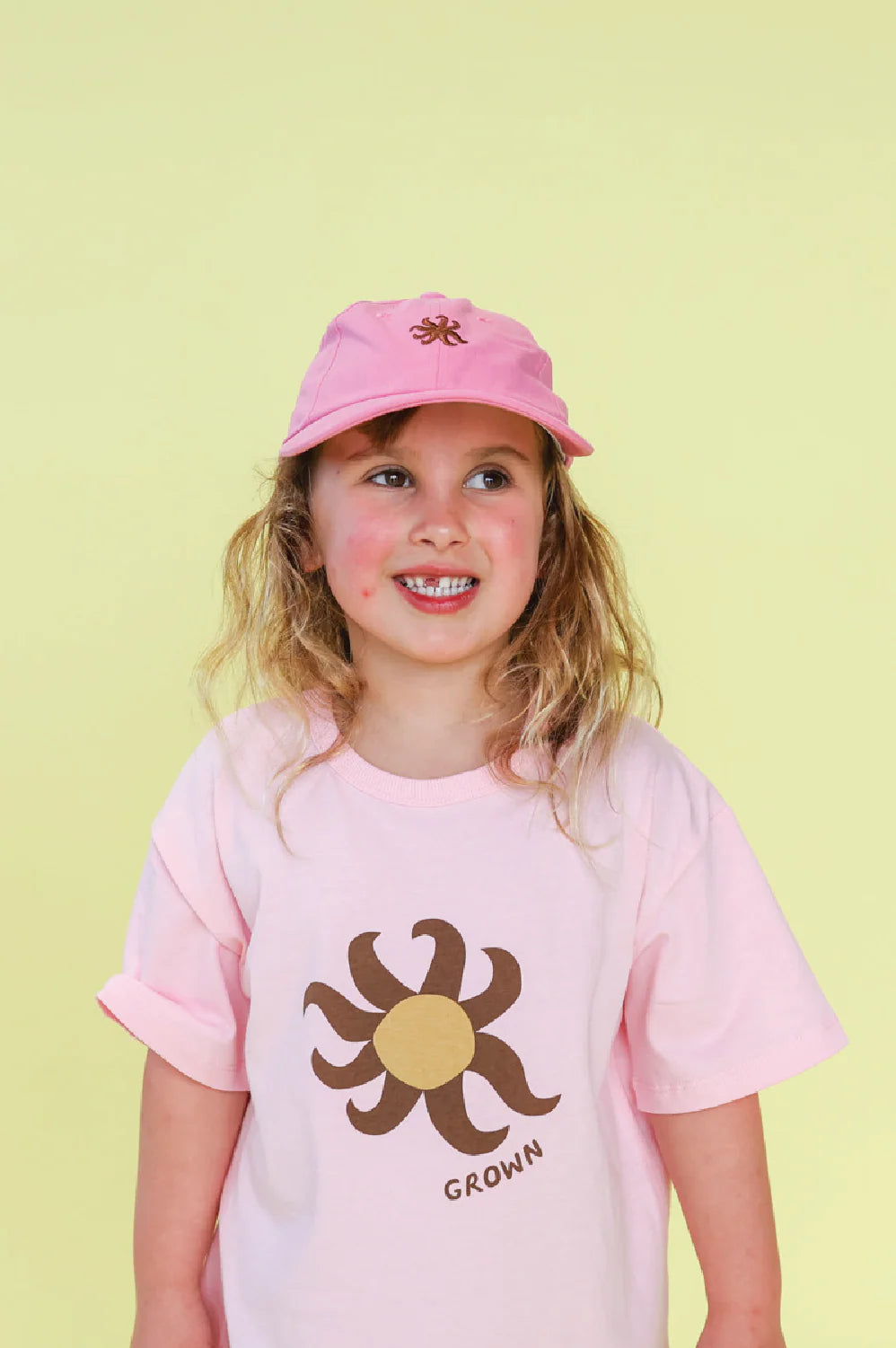 Organic Sunny Tee- Pinky
