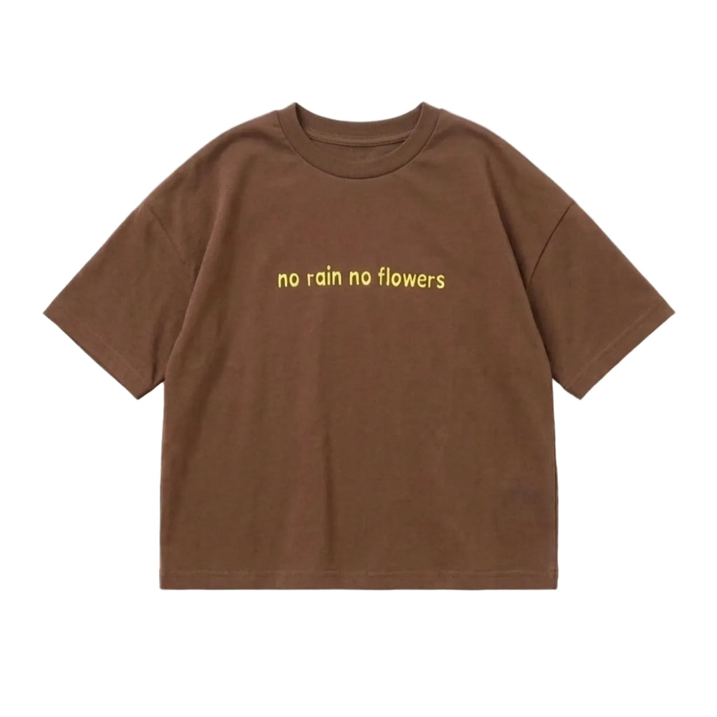 No Flowers Tee - Brown