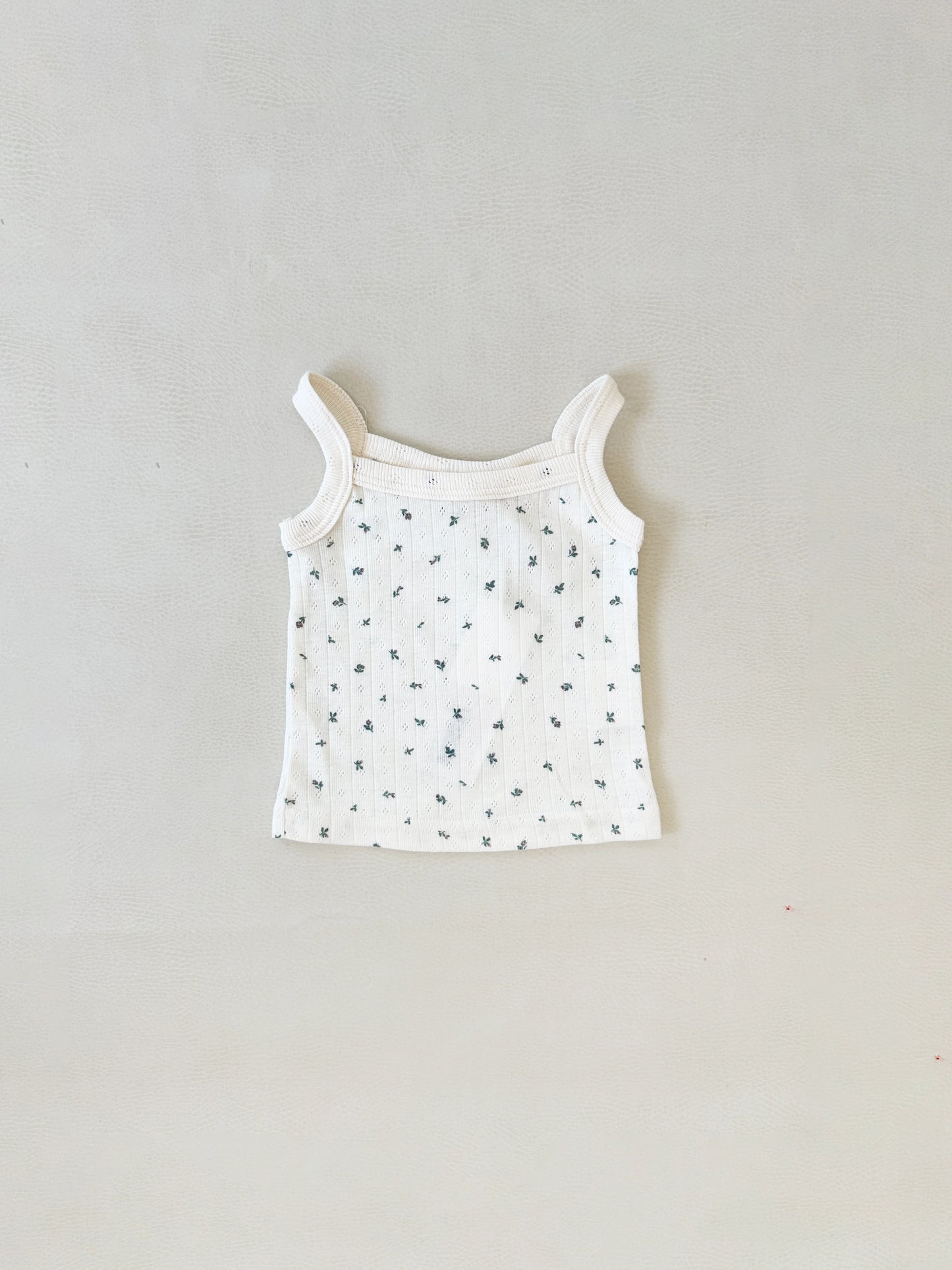 Vivi Rib Pointelle Set - Floral