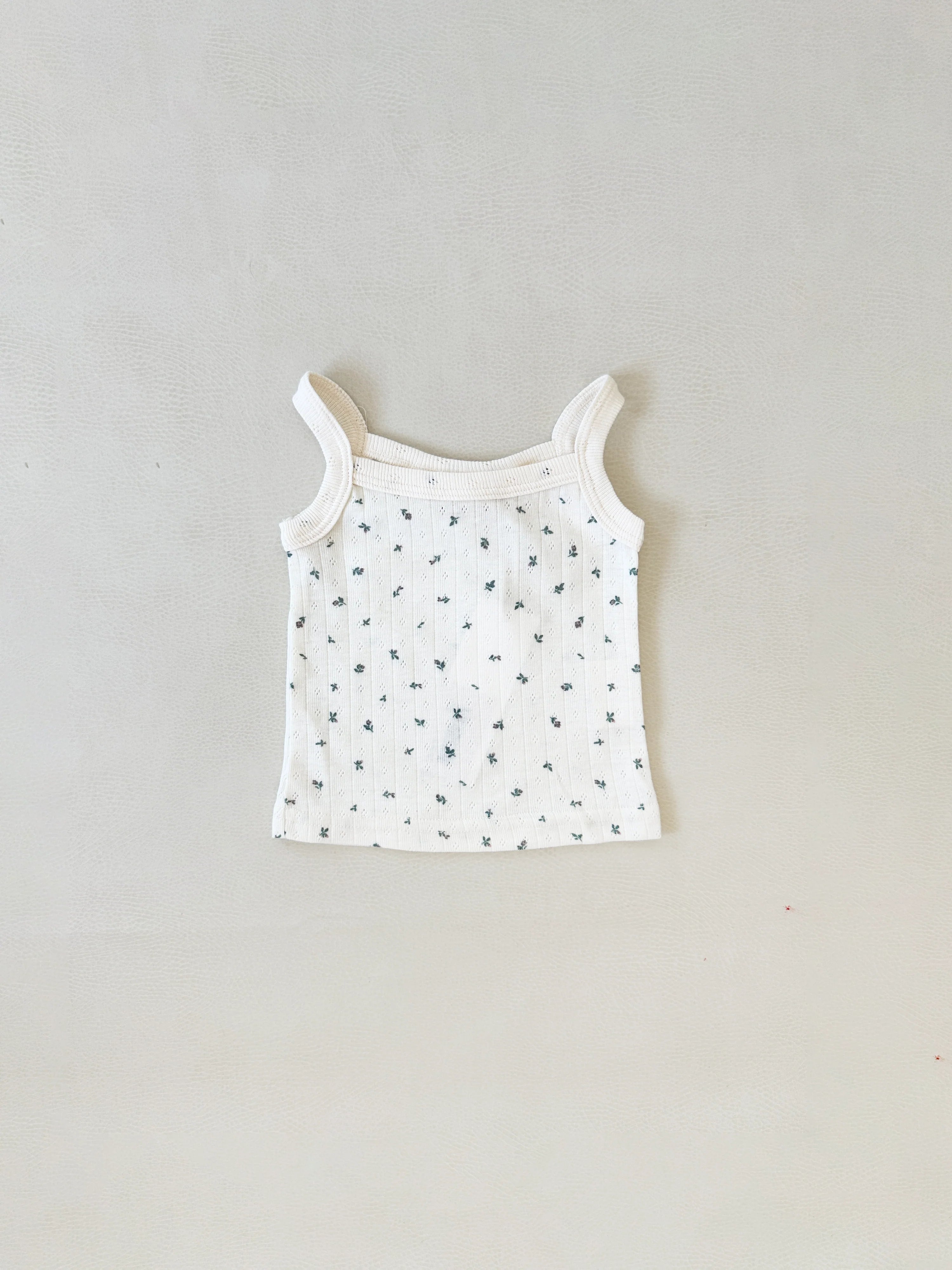 Vivi Rib Pointelle Set - Floral