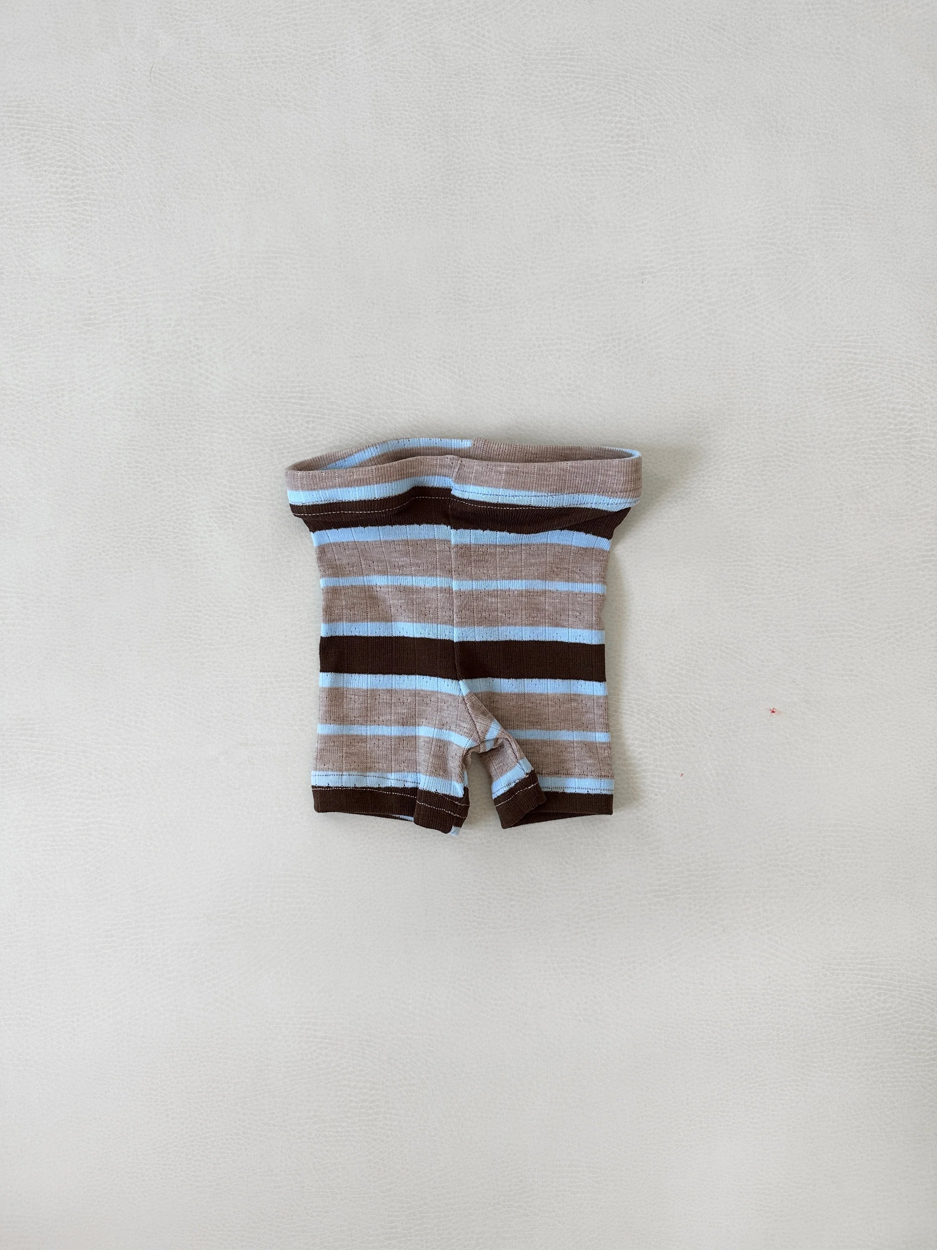 Vivi Rib Pointelle Set - Stripe