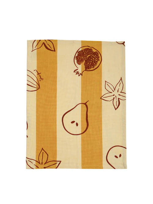 Winter Fruit Tea Towel