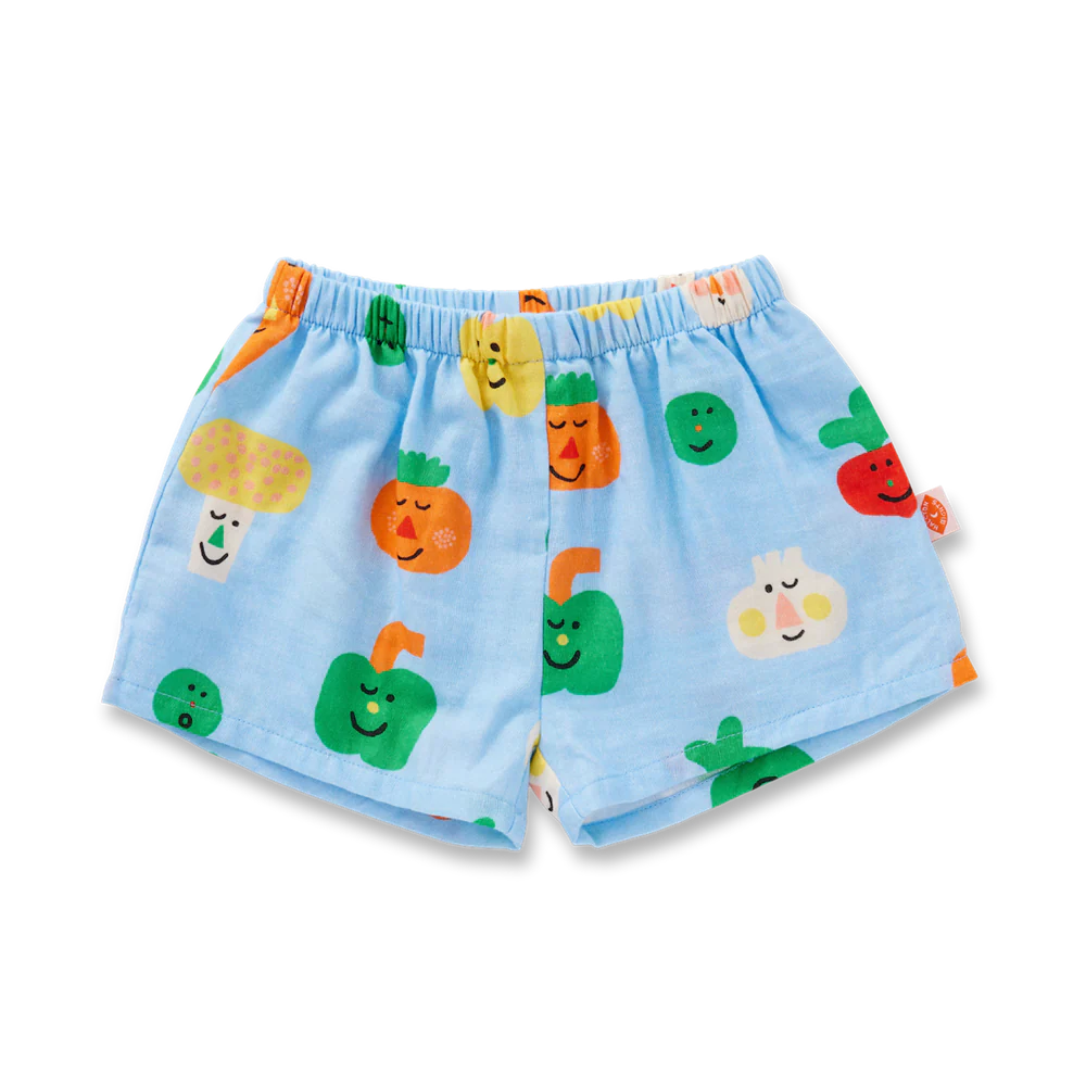 Teeny Tiny Veg Woven Shorts