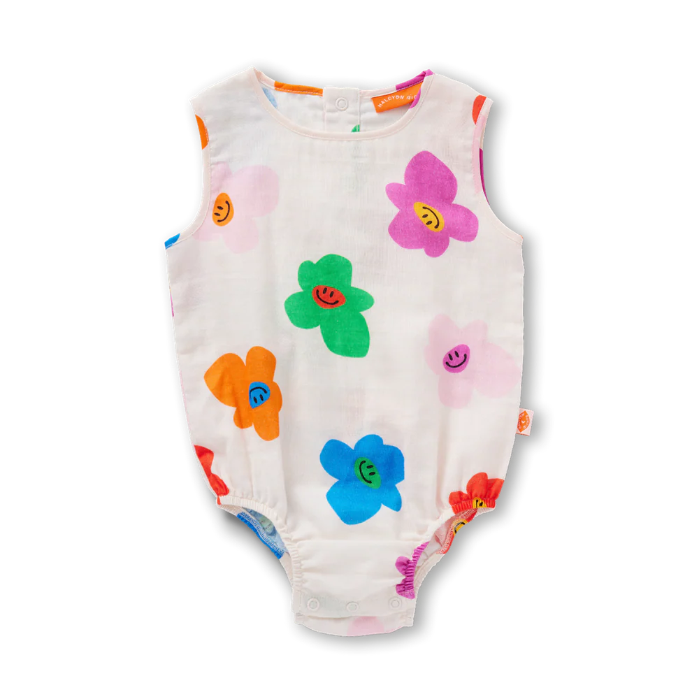 Hej Blomma! Woven Singletsuit