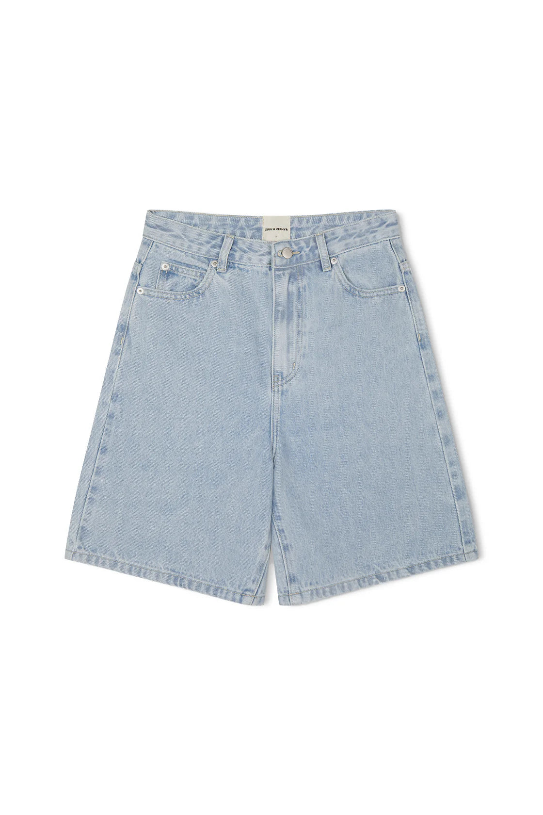 Light Wash Recycled Cotton Walk Short