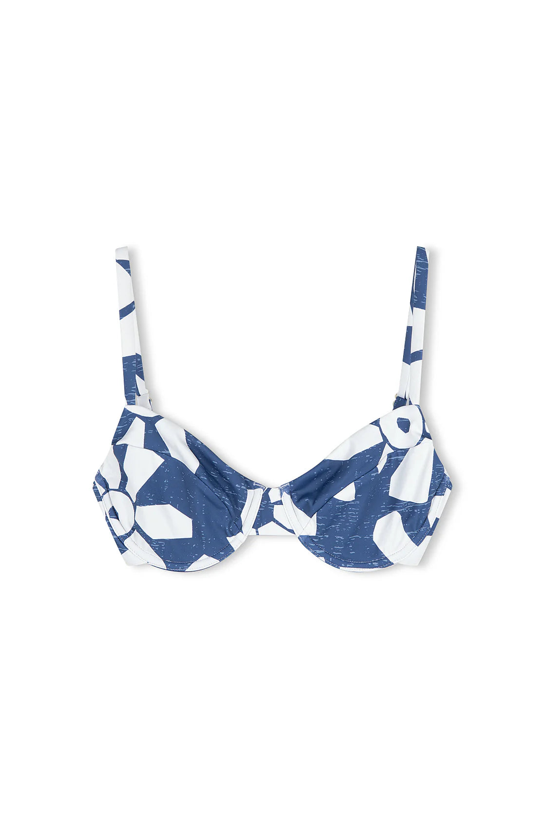 Geo Flower Balconette Bra Cup