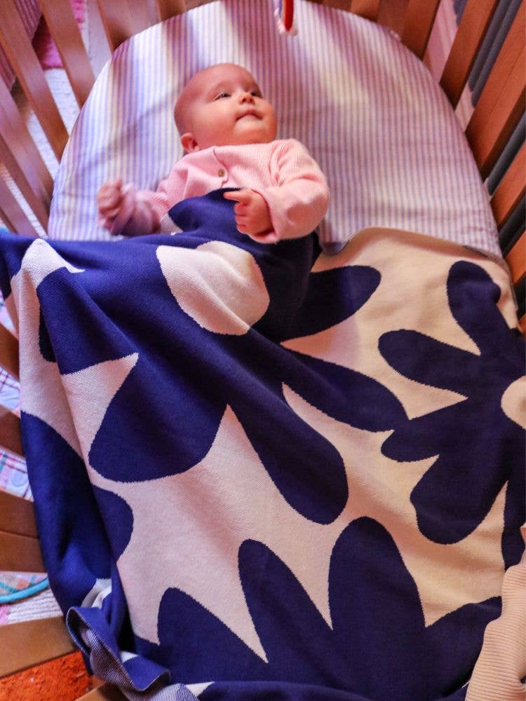 Marlo Knitted Baby Blanket