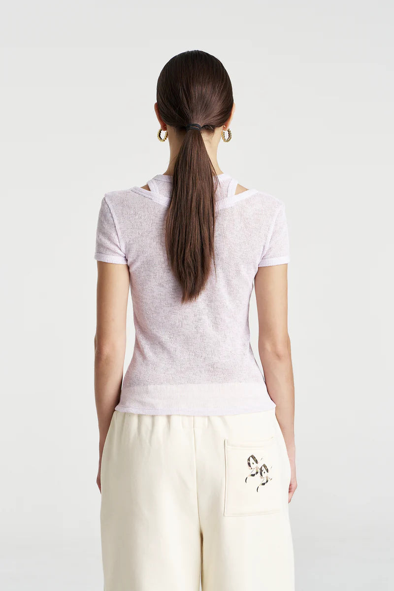 Cut Out Top - Amethyst