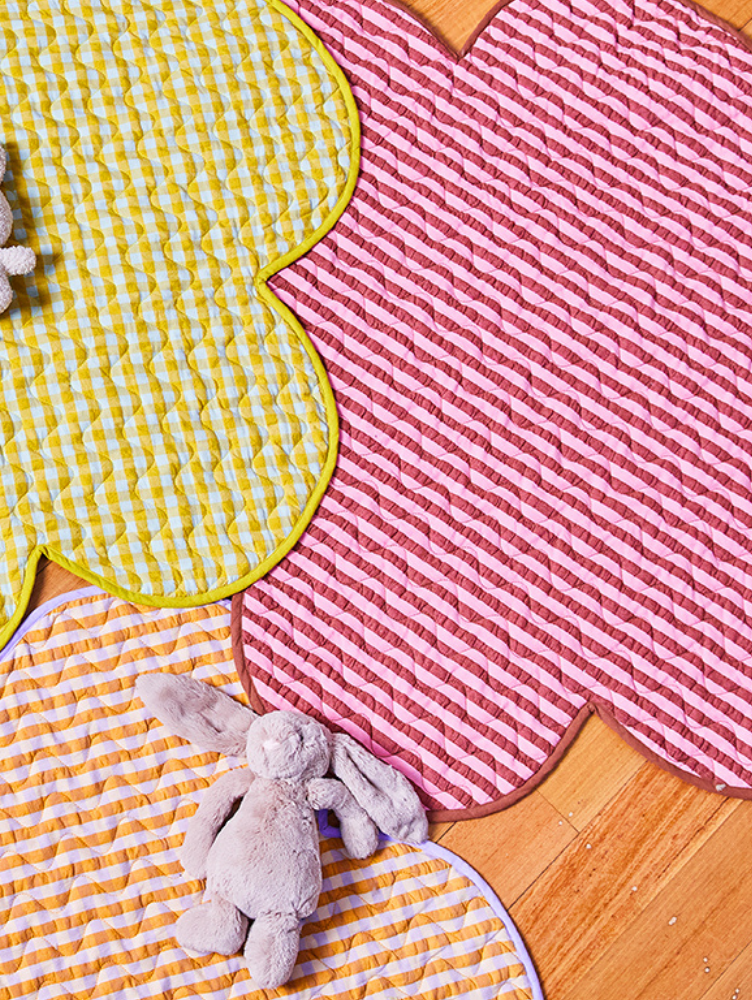 Citrus Seersucker Playmat