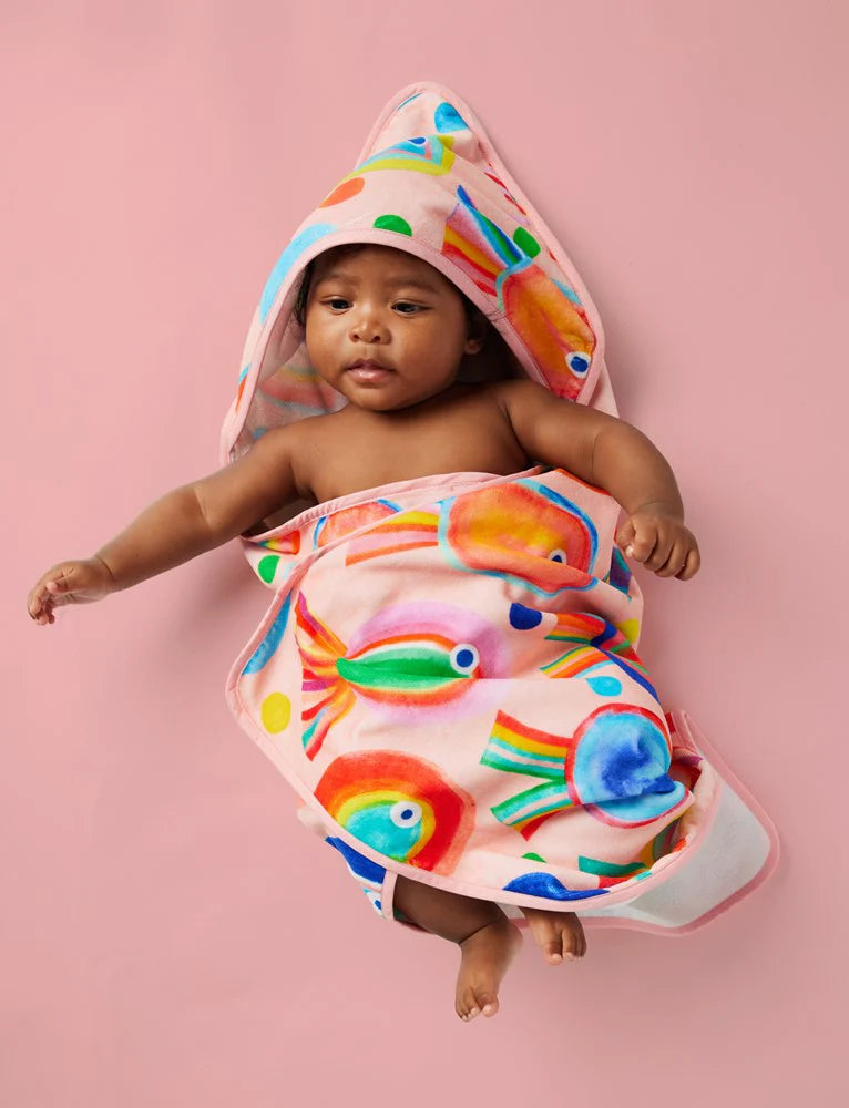Baby Hooded Towel Fancy Fins