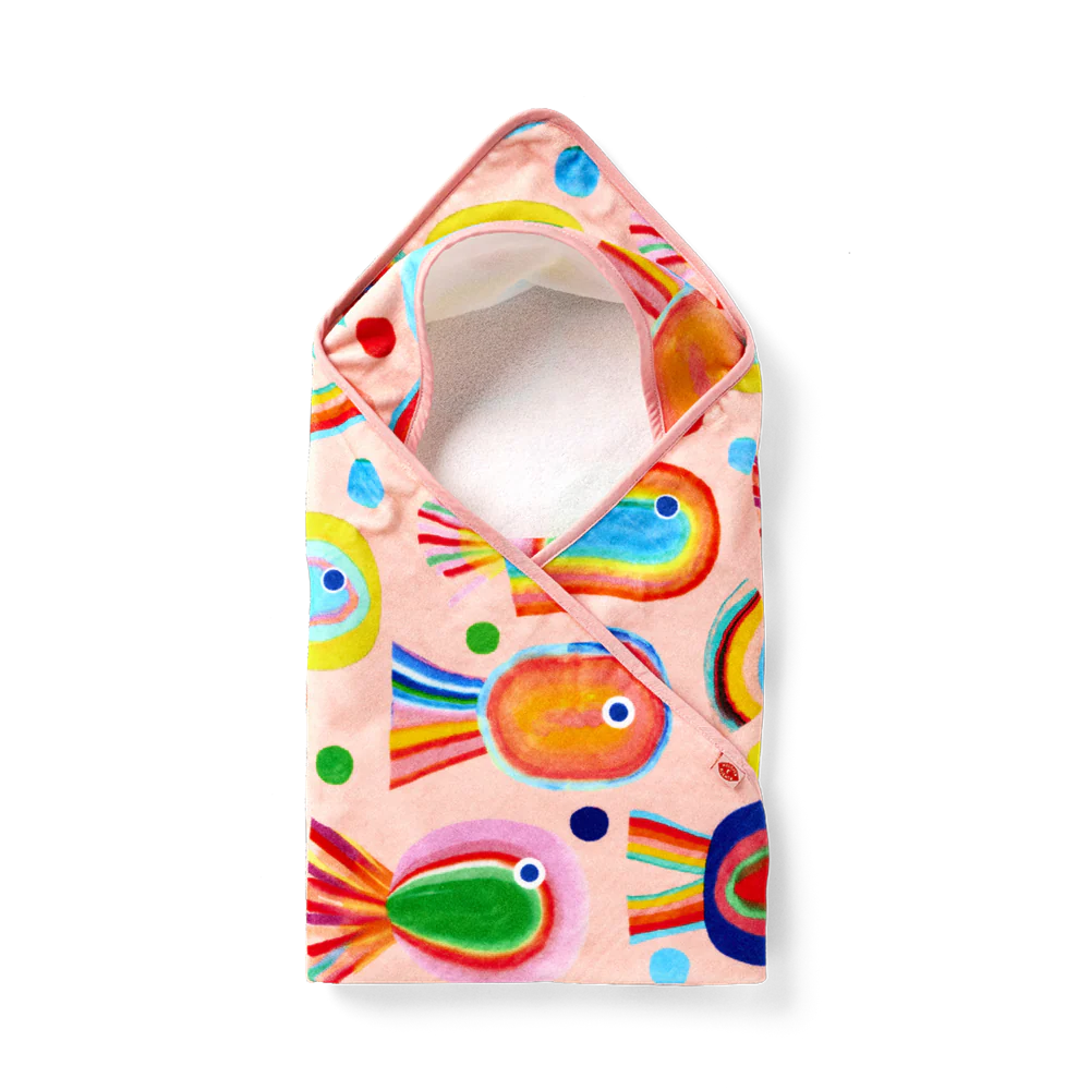 Baby Hooded Towel Fancy Fins