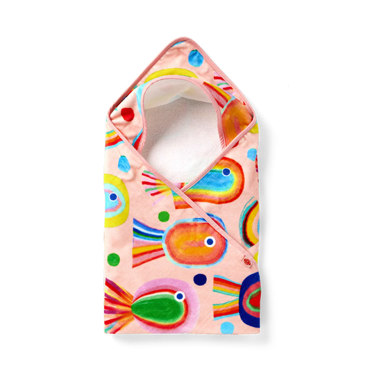 Baby Hooded Towel Fancy Fins