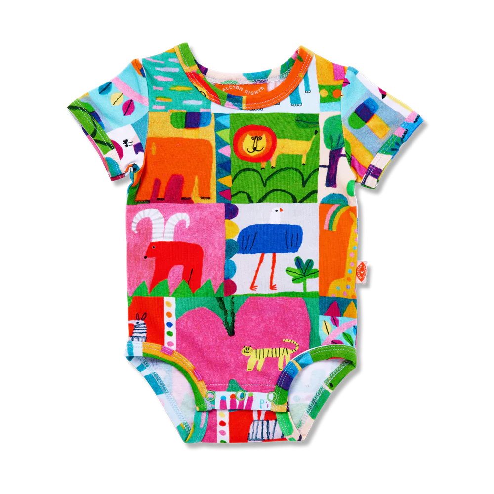 Safari Park Short Sleeve Bodysuit