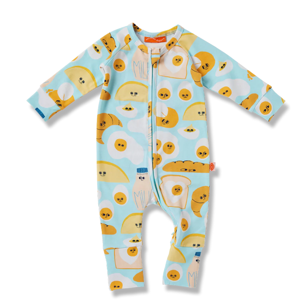 Brunch Buddies Longsleeve Romper