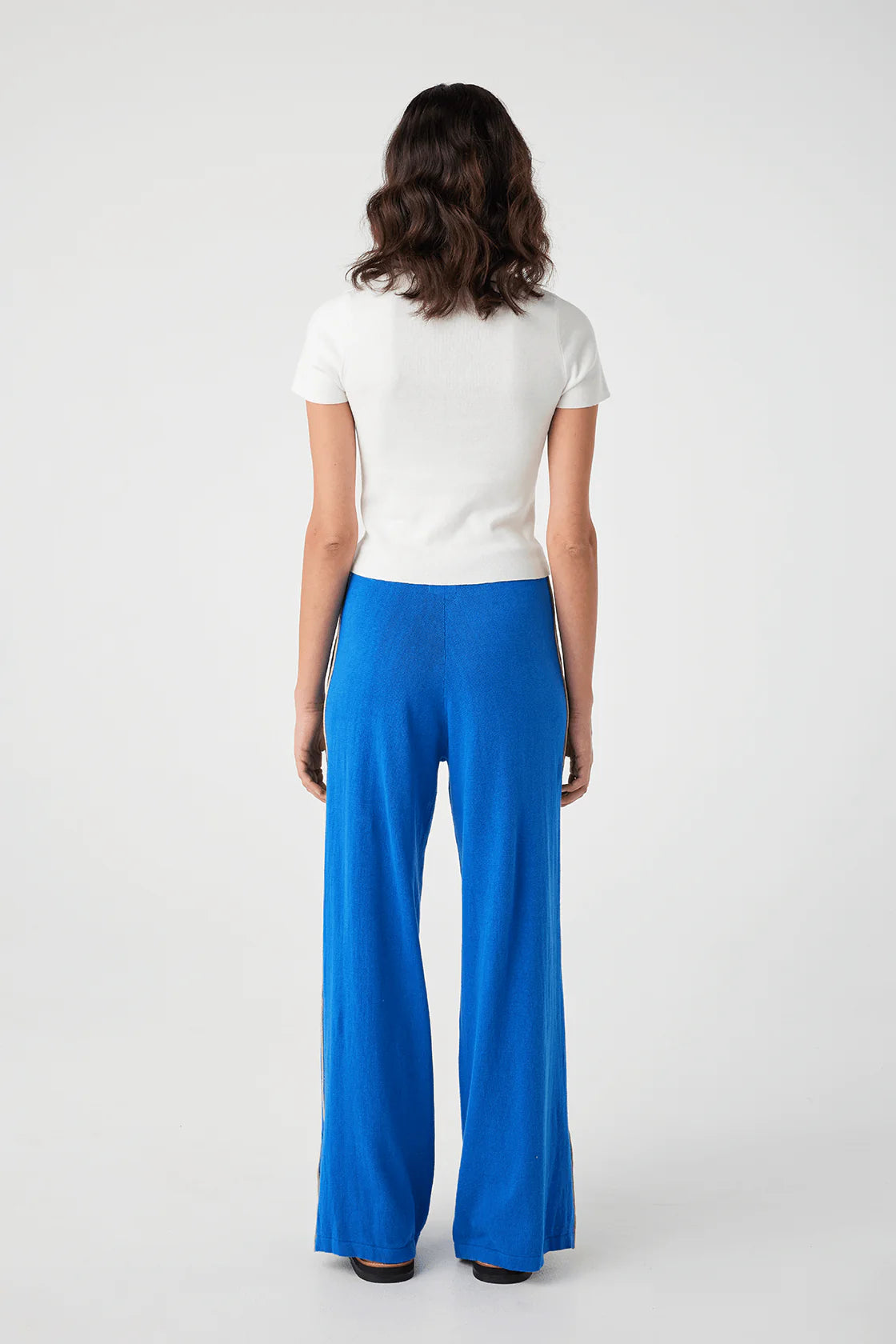 Pippa Wide Leg Pant- French Blue