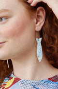 Ceramic Earrings Sardines