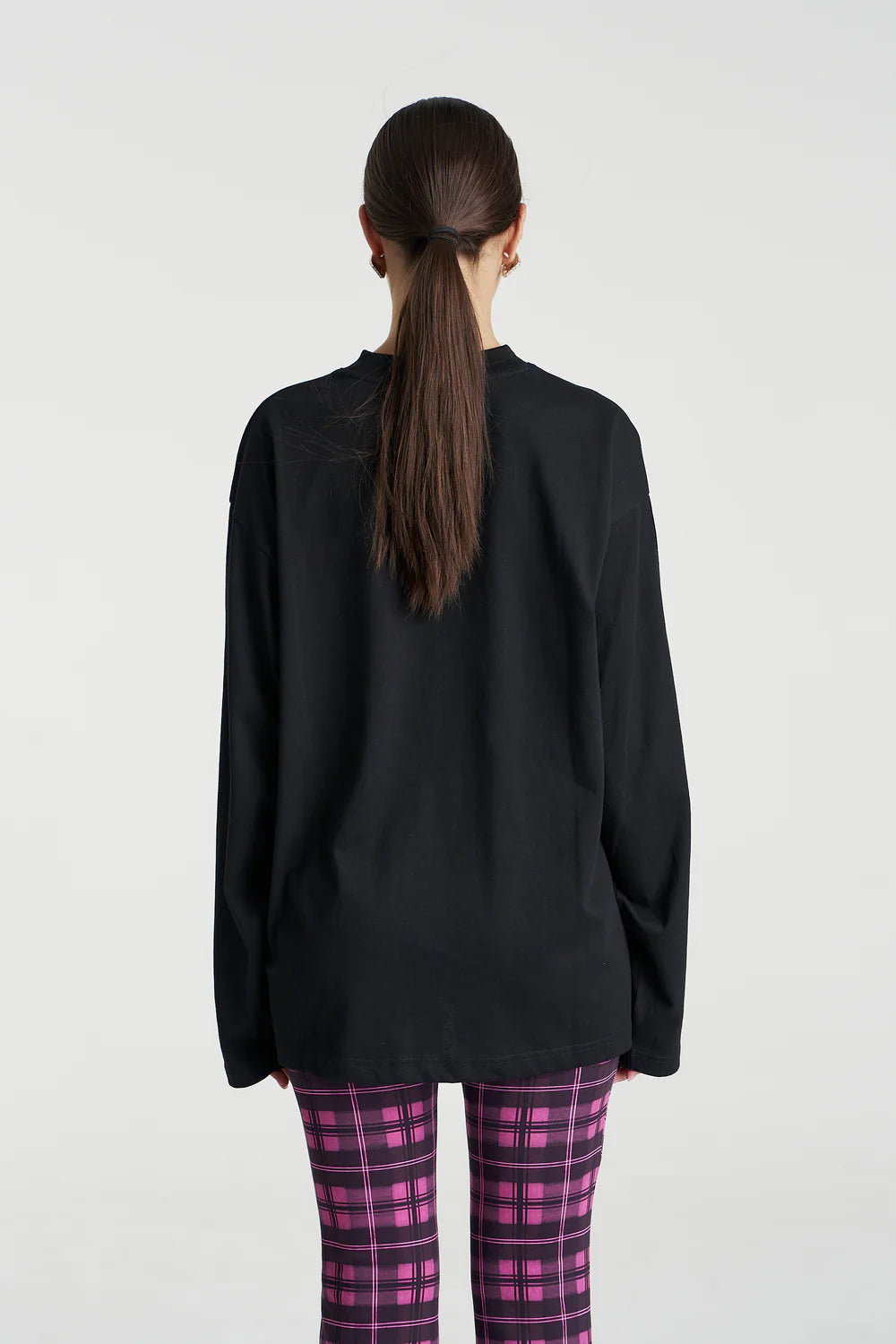 Eyelet LS Top - Black