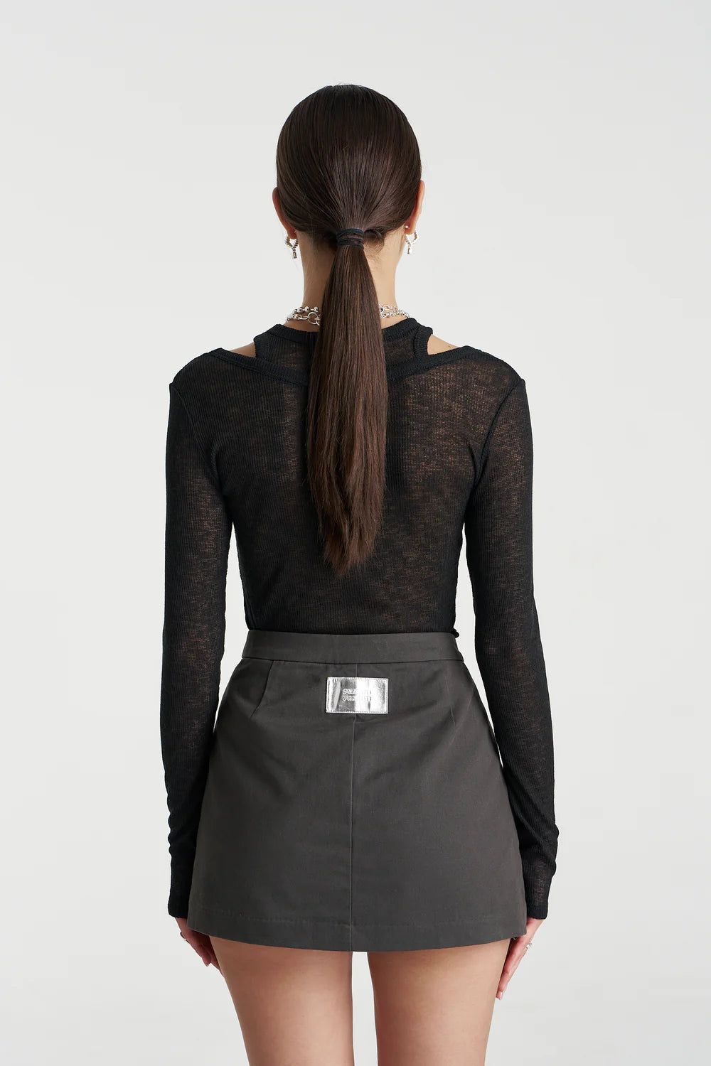LS Cut Out Top -Black